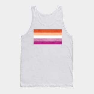 Shimmer Lesbian Pride Flag Tank Top